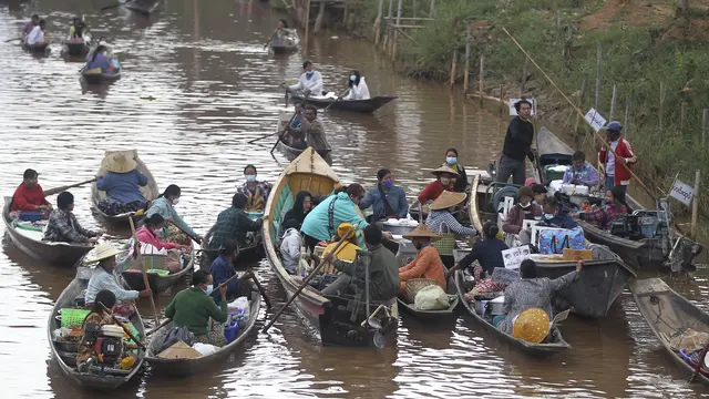 Menikmati Wisata Danau Inle di Myanmar