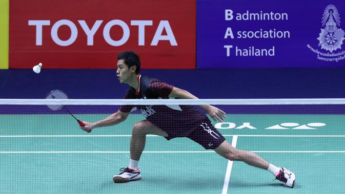 Tunggal putra Indonesia Shesar Hiren Rhustavito. (foto: PBSI)