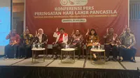 Kepala Badan Pembinaan Ideologi Pancasila (BPIP) Prof. Drs. K.H. Yudian Wahyudi, M.A., Ph.D d mengatakan acara akan digelar di Lapangan Monumen Nasional (Monas) Jakarta Pusat dan berlangsung pada pukul 6.30 WIB. (Foto:Liputan6/Ditto Radityo)