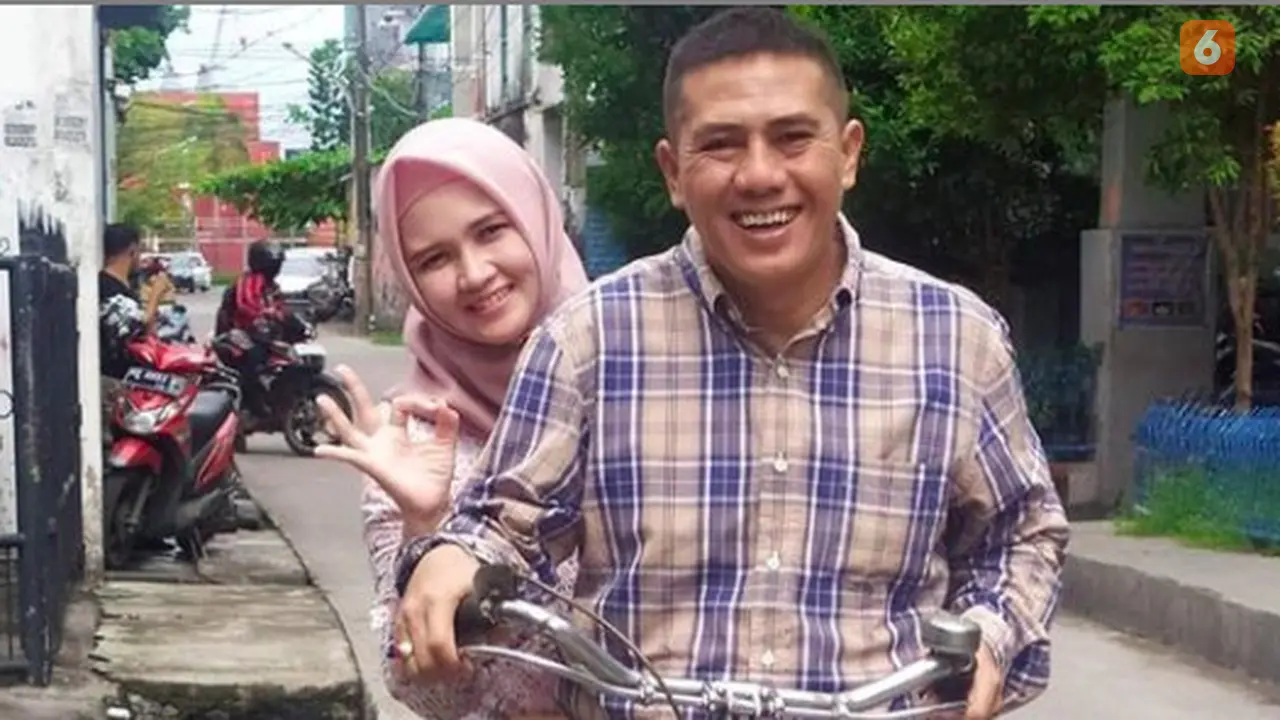 Cawalkot Makassar nomor urut 3, Syamsu Rizal dan Istri, Mellia (Liputan6.com/Instagram @melliafersini)