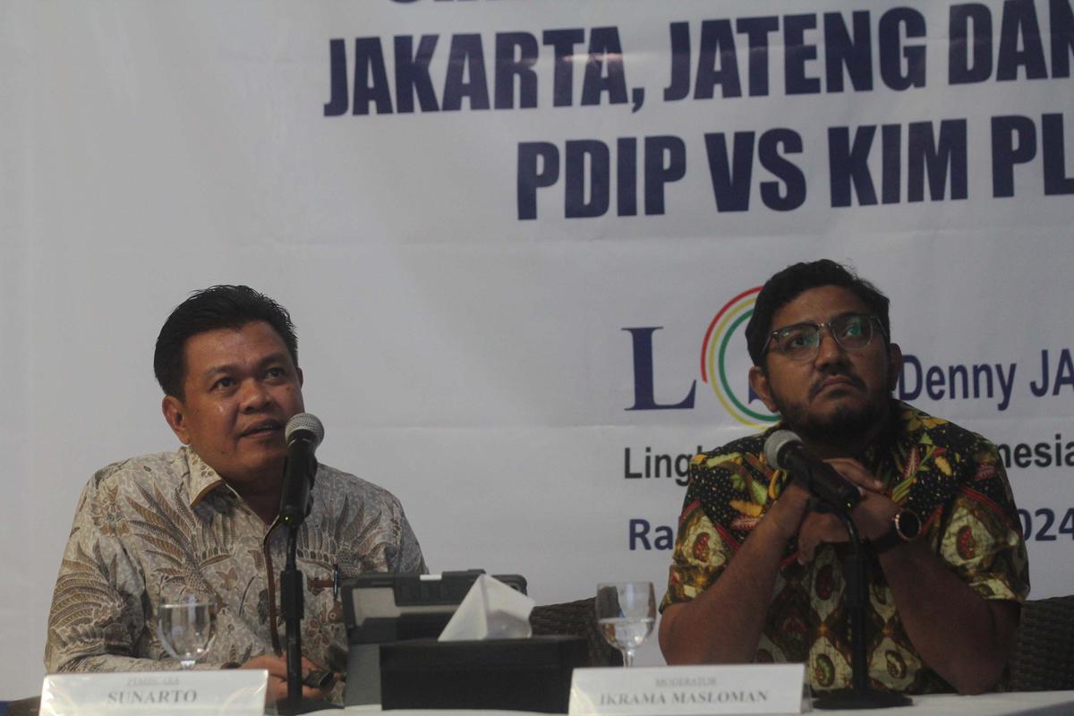 LSI Denny JA paparkan hasil Survei Pilkada Jakarta 2024