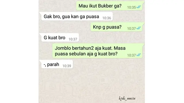 Chat 5 Orang Bahas Persiapan Puasa Ramadan Ini Bikin Geleng Kepala