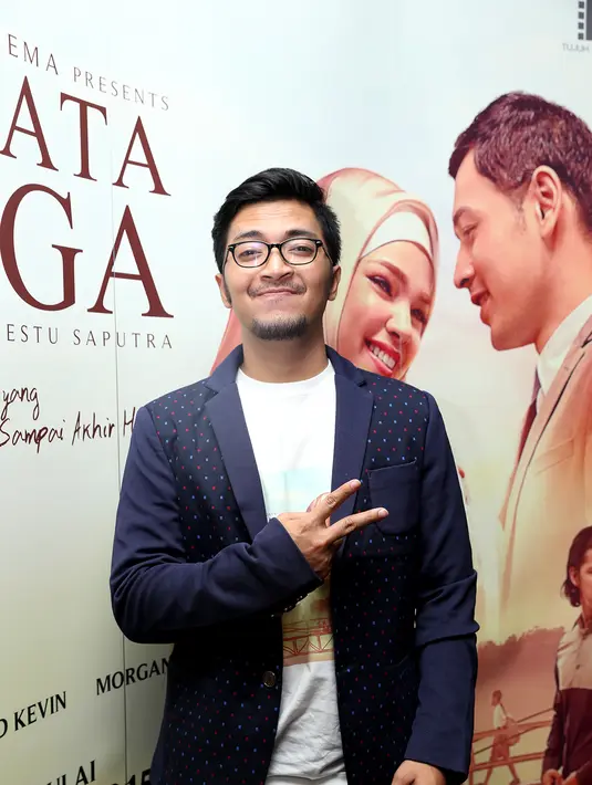 Ihsan merasa bangga dapat terlibat di film yang dibintangi oleh Dewi Sandra dan Adhitya Putri ini sebagai pengisi lagu soundtrack. (Andy Masela/Bintang.com)