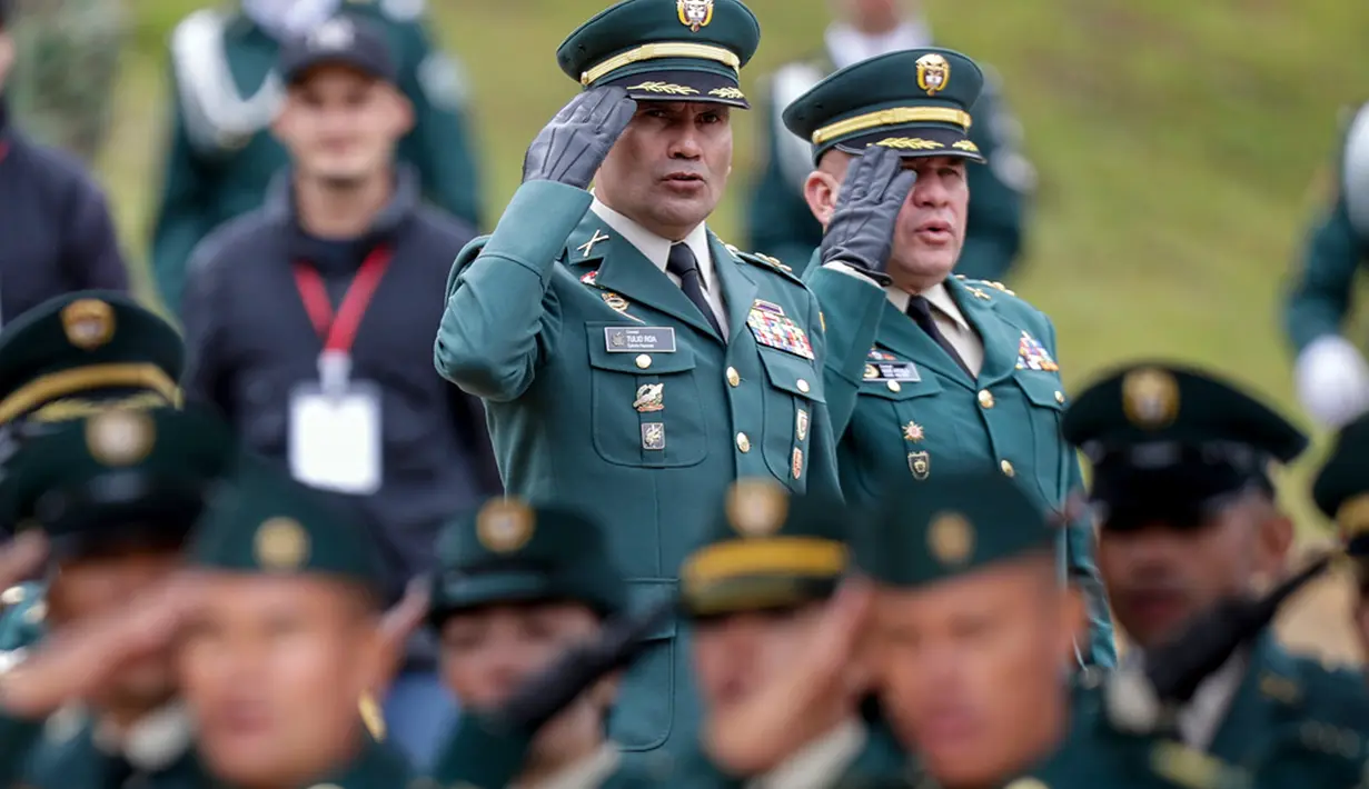 Kemenangan dari pertempuran tersebutlah yang menjadi awal bagi kemerdekaan Kolombia dari monarki Spanyol. (AP Photo/Ivan Valencia)