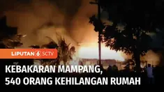 Kebakaran melanda pemukiman warga di Jalan Bangka Buntu I, Kelurahan Pela Mampang, Jakarta Selatan, Senin (26/12) malam. Belum diketahui pasti penyebab kebakaran, petugas pemadam kebakaran masih berupaya melokalisir api.