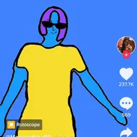 Sedang viral di TikTok filter Rotoscope, begini cara menambah dan menghapusnya (tiktok/margarethay89)