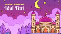 Ilustrasi Idulfitri, Idul Fitri, Lebaran. (Image by Freepik)