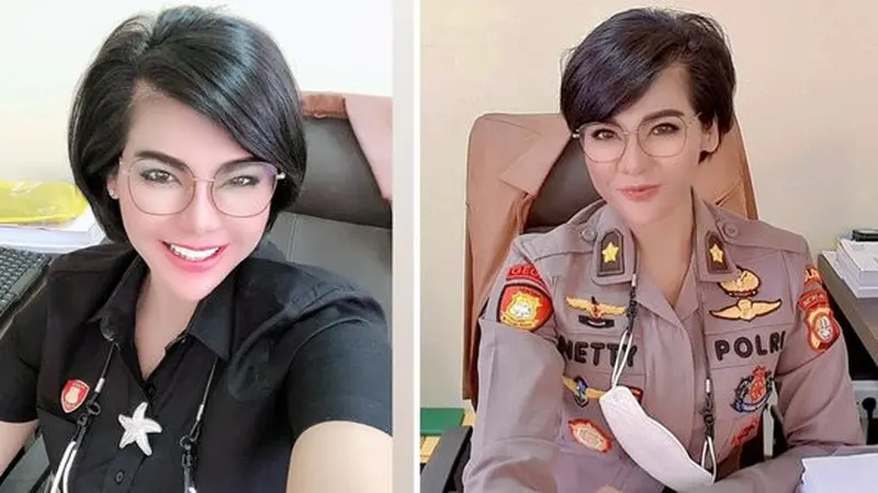 Disebut Mirip Artis, Ini 6 Potret Polwan Netty Rosdiana Siagian yang Viral