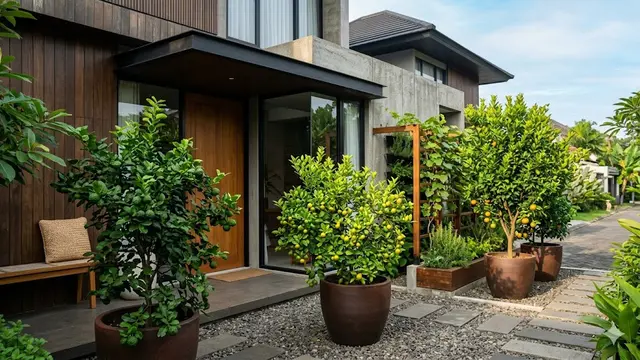 Ide Tanaman Produktif untuk Fasad Rumah