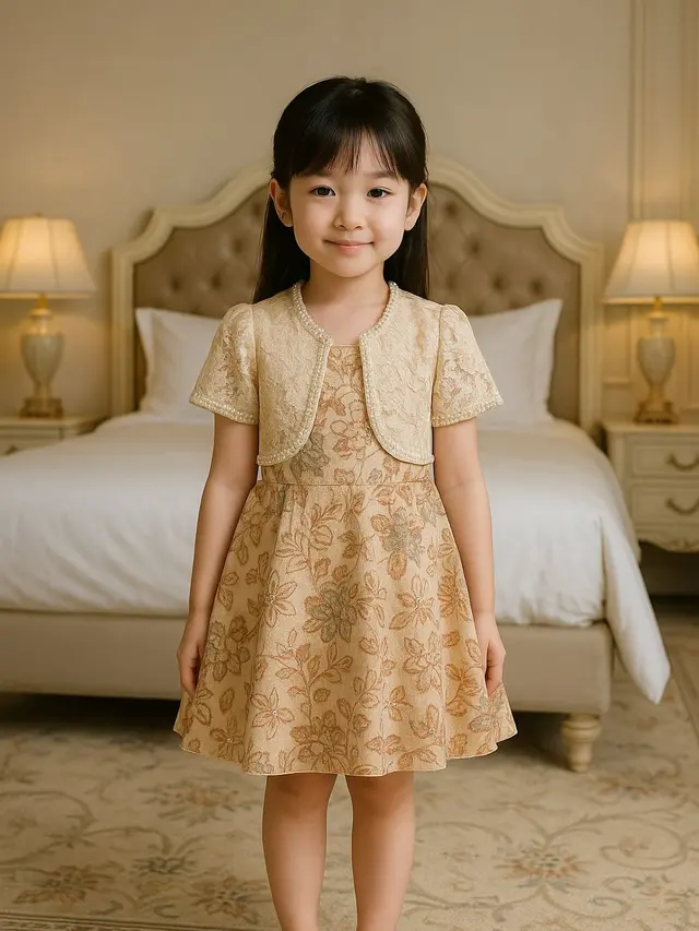 Model Baju Batik Anak Pesta