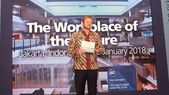 Group ISS Chief Marketing Officer/Head of Group Marketing Peter Ankerstjerne, yang juga Anggota Dewan Penasihat International Facility Management Association