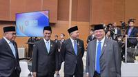 Menteri Pertanian Andi Amran Sulaiman memamerkan hasil produksi pangan Indonesia di KTT ASEAN ke-46 di Malaysia. (Dok&nbsp; Instagram @a.amran_sulaiman)