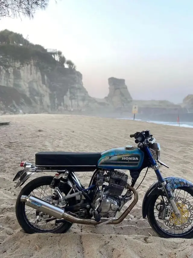 10 Potret Modifikasi Honda CB Herex Style, Ciri Khas Modif Klasik Ala Jawa Tengah-Jawa Timur