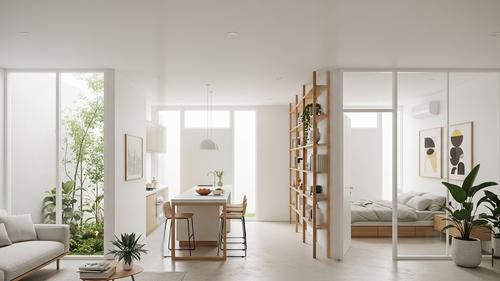 Desain Rumah Satu Lantai yang Tetap Terasa Luas Meski Lahan Terbatas (Image by Gemini AI)