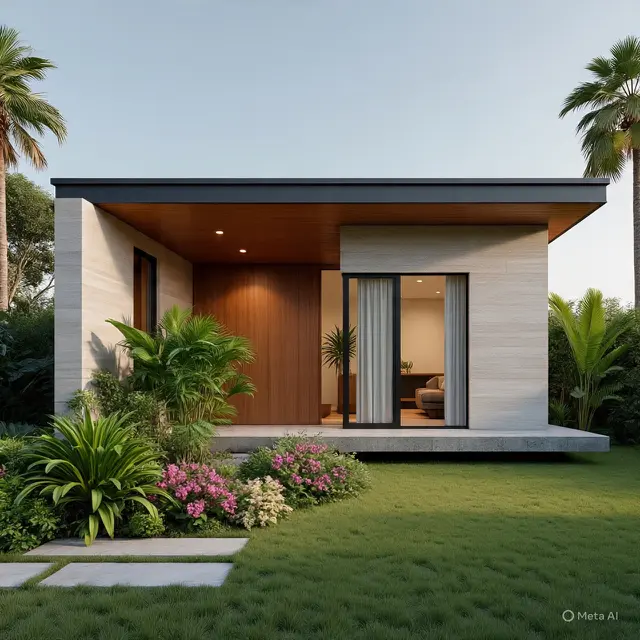 Desain Rumah Kecil Mewah untuk Lahan 6x10