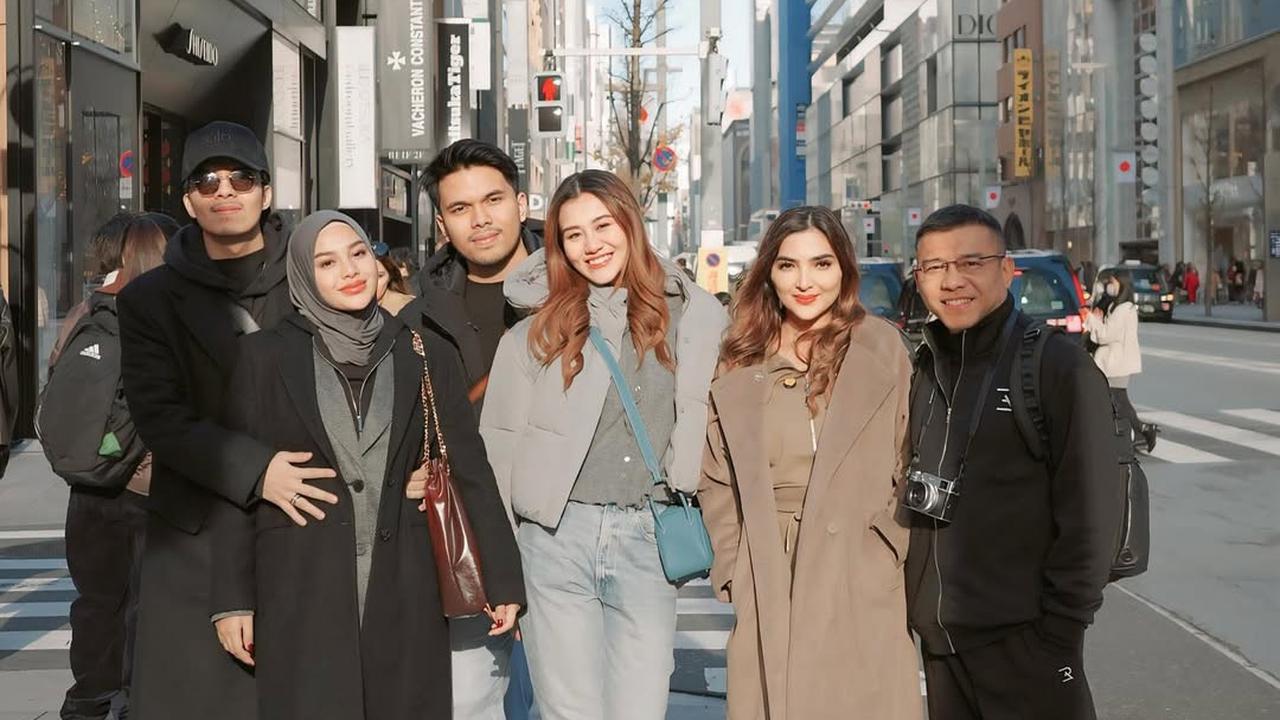 Triple Date, 7 Potret Ashanty, Aurel Hermansyah Dan Aaliyah Massaid Liburan ke Jepang Bareng Pasangan