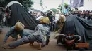 Bantengan dikenal sebagai seni pertunjukan yang mentas di pojokan kampung, simpang perempatan jalan desa atau di sudut tempat kepunden yang dikeramatkan masyarakat. (Liputan6.com/citizen6/Penggiat Badaya/wwn)