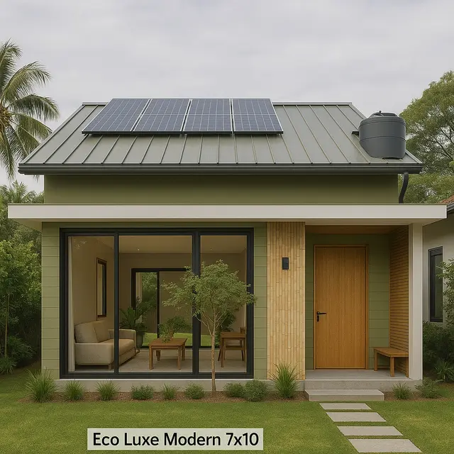 Desain Rumah Kecil Mewah 7x10 di Desa (Foto: ChatGPT)