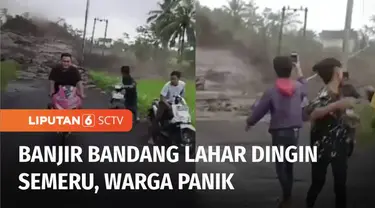 Hujan deras yang mengguyur kawasan puncak Gunung Semeru memicu terjadinya banjir bandang lahar dingin ke sejumlah daerah aliran sungai. Banjir bandang ini mengakibatkan tiga jembatan ambrol.