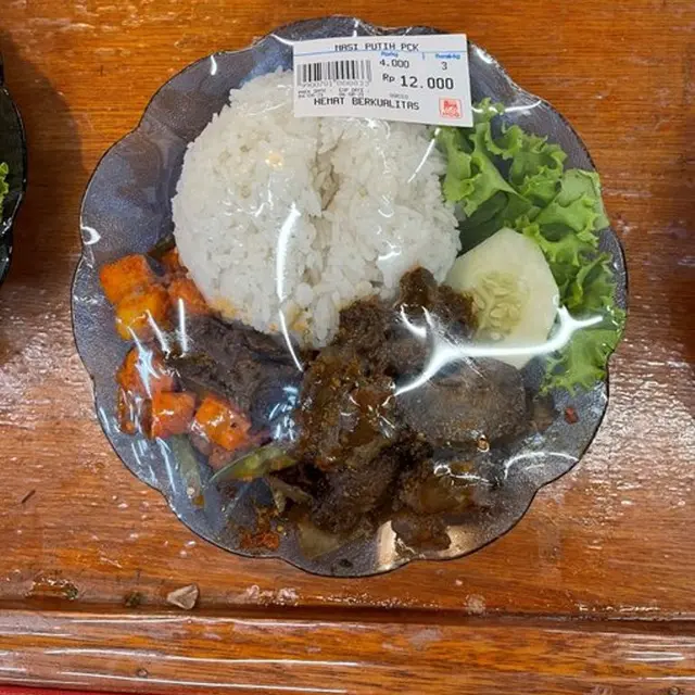 Supermarket di Malang Jual Nasi Ayam Beserta Piring, Harganya Terjangkau