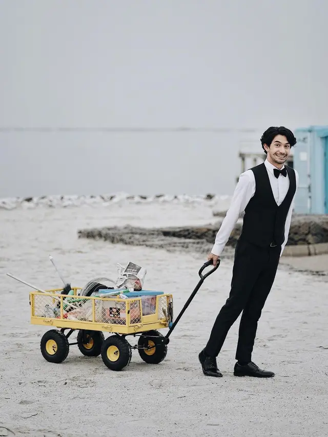 Ringgo Agus Rahman jepret teman artis di lokasi syuting (Instagram/ringgoagus)