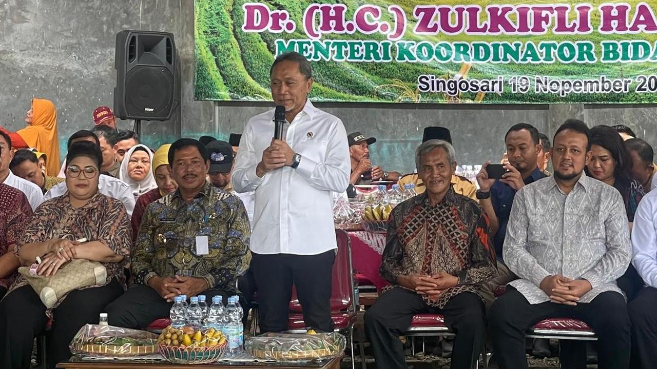 Menko Zulkifli Hasan Targetkan Indonesia Swasembada Pangan Sebelum 2028