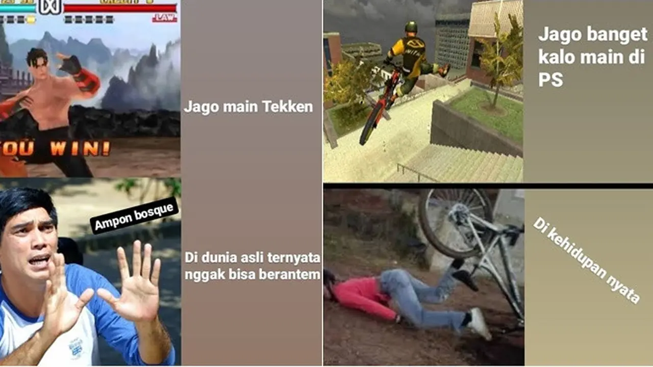 7 Meme Ekspektasi Vs Realita Main Game dengan Aslinya Ini Sering Terjadi