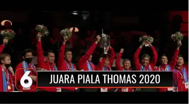 Kemenangan Jonathan Christie yang tampil pada partai ketiga final Piala Thomas melawan China, membuat Indonesia menjadi juara Piala Thomas 2020. Ironisnya Indonesia menjadi juara, tanpa bisa mengibarkan bendera merah putih.