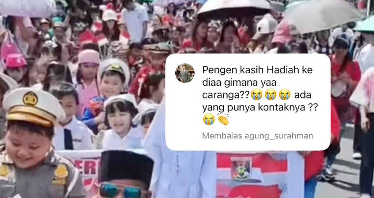 Viral Bocah 'Gemoy' Mirip Prabowo Goyang Oke Gas di Karnaval Agustusan Curi Perhatian Sekpri Presiden: Ada Kontaknya?