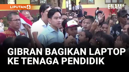 VIDEO: Wapres Gibran Bagi-bagi Perlengkapan Sekolah di Kupang
