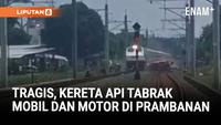 KA Bangunkarta Tabrak Mobil dan Motor di Prambanan, Dua Orang Meninggal Dunia