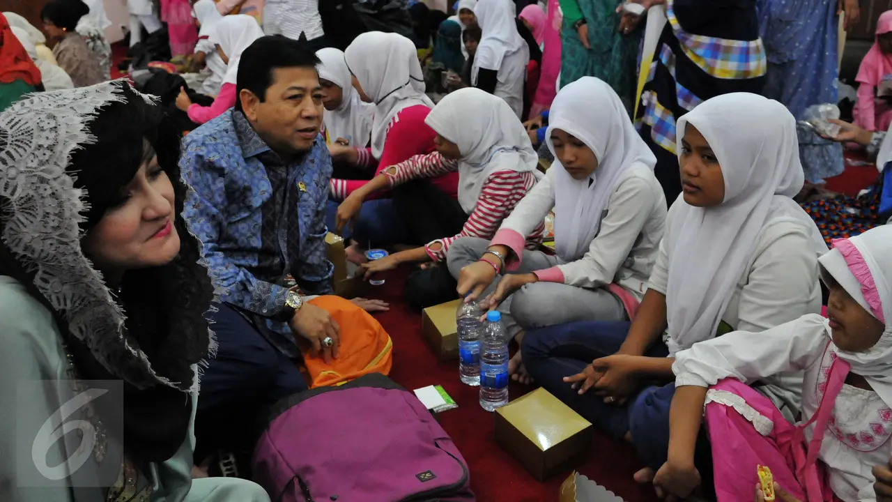 20150629-Buka Puasa Bersama Ketua DPR dan Anak Yatim-Jakarta-Setya Novanto