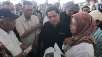 Sebelumnya, Ketua Umum PSSI, Erick Thohir mengatakan FIFA akan mengecek kelayakan Jakarta International Stadium (JIS) sebagai lokasi Piala Dunia U-17. (Liputan6.com/Herman Zakharia)