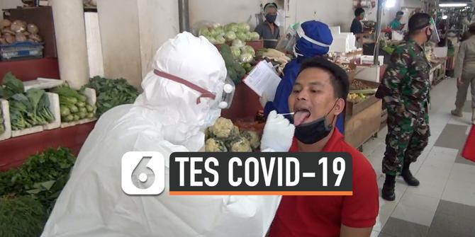 VIDEO: Tes Swab Covid-19 Dadakan di Pasar Kelapa Gading