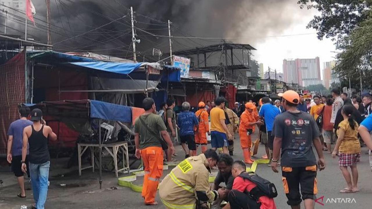 200 Rumah Hangus Akibat Kebakaran di Kemayoran, 1.800 Jiwa Mengungsi