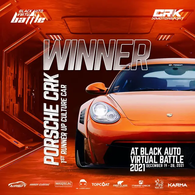 Gelar 1st Runner Up Culture Car dan Cultured Sport Car juga berhasil direbut oleh Charock.