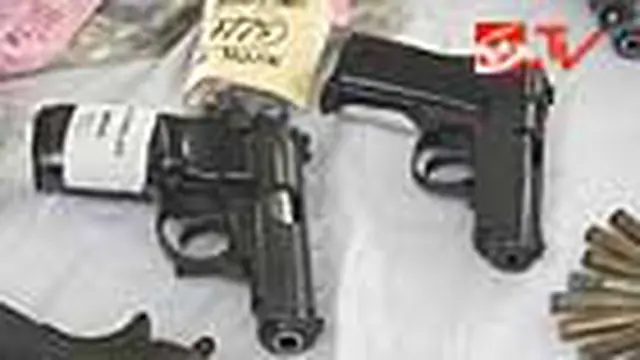 Polisi Sita Puluhan Senjata Api