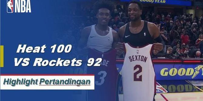 Cuplikan Hasil Pertandingan NBA : Heat 100 VS Cavaliers 94
