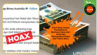 Cek Fakta: Hoaks Tautan Pendaftaran Bantuan Dana dari Australia Sambut Natal dan Tahun Baru