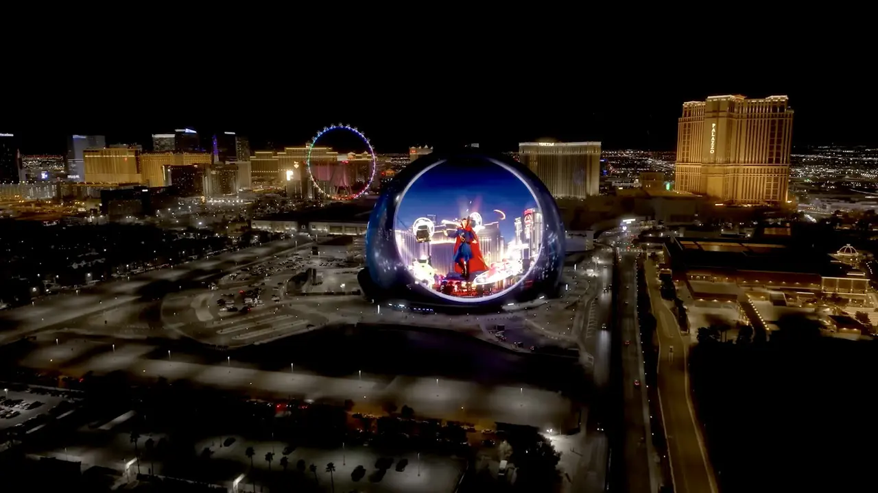 Samsung hadirkan Doctor Strange di Sphere, Las Vegas, Amerika Serikat pada 8 Januari 2024. (Samsung)