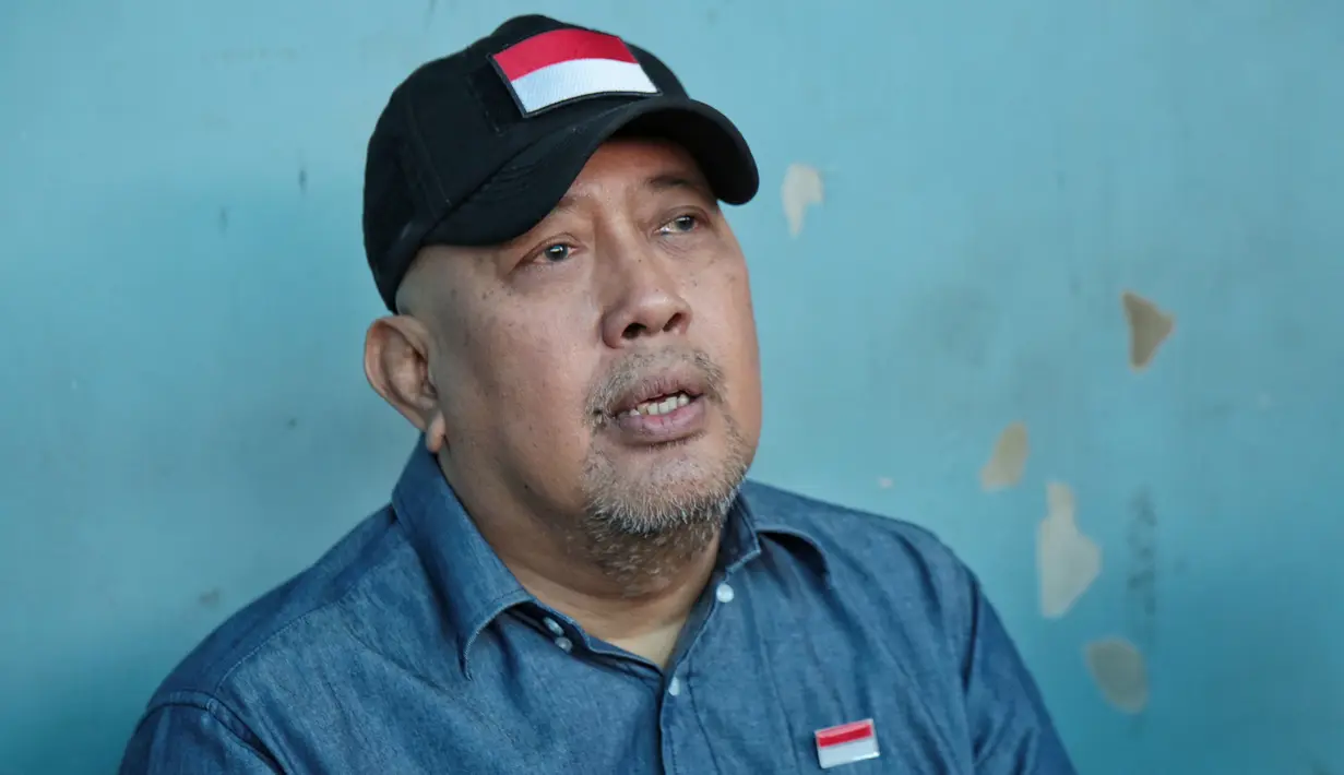 "Saya sebetulnya jujur ya, saya pengen bikin, suatu saat, saya belum tahu kapan, punya pagelaran mengenang Warkop," ujar Indro. (Adrian Putra/Bintang.com)