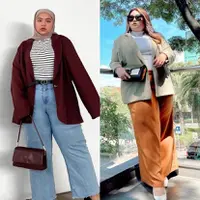 Bikin penampilan jadi lebih proporsional, trik padu padan celana kulot berikut ini bisa jadi referensi untuk kamu yang memiliki tubuh berisi.