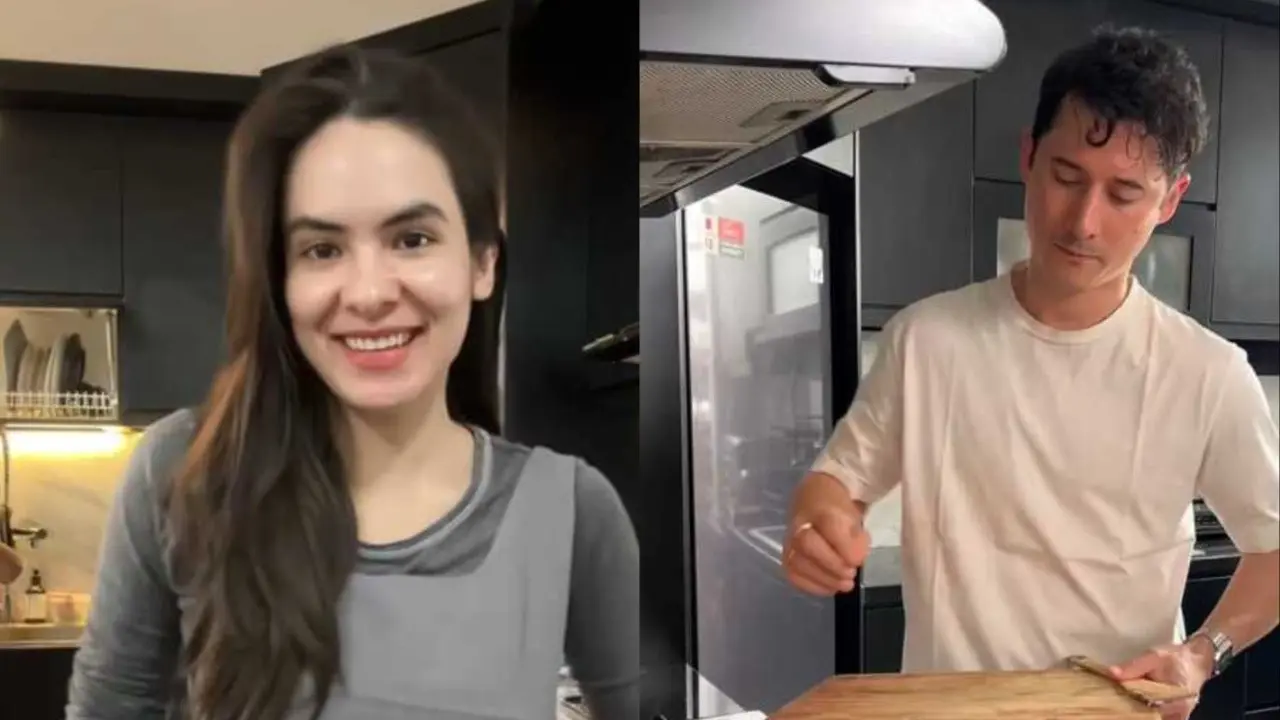 Potret Dapur Steffi Zamora dan Nino Fernandez, Nuansa Monokromnya Simpel dan Estetik/ TikTok @steffizamorah dan @ninofernandez__