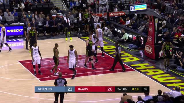 Berita video game recap NBA 2017-2018 antara Atalanta Hawks melawan Memphis Grizzlies dengan skor 108-82.
