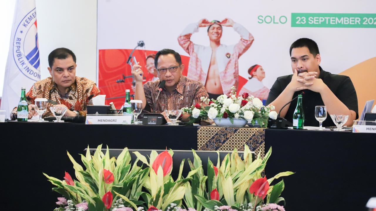Mendagri Ajak Semua Pihak Sukseskan Pelaksanaan Peparnas XVII Solo 2024