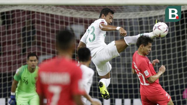 Foto : Kilas Balik Perjuangan Timnas Indonesia Saat Tumbang Dari Singapura di AFF 2018