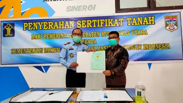 Lapas Penuh, Pemkab Muratara Hibahkan Tanah ke Kemhumham Sumsel