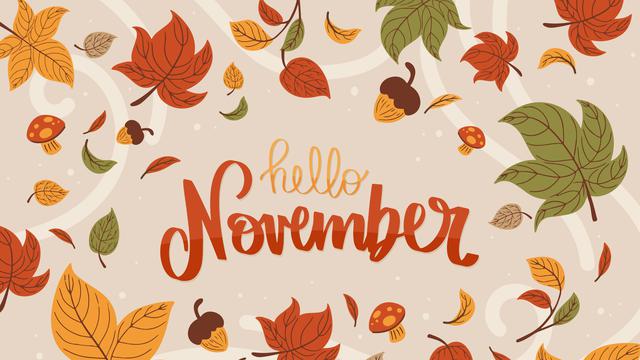 Ilustrasi bulan November
