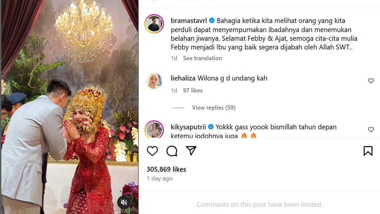 Verrell Bramasta Hadiri Pernikahan Mantan, Doakan Kebahagiaan Febby Rastanty Dan Sang Suami