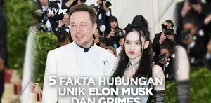 Fakta Hubungan Unik Elon Musk dan Grimes